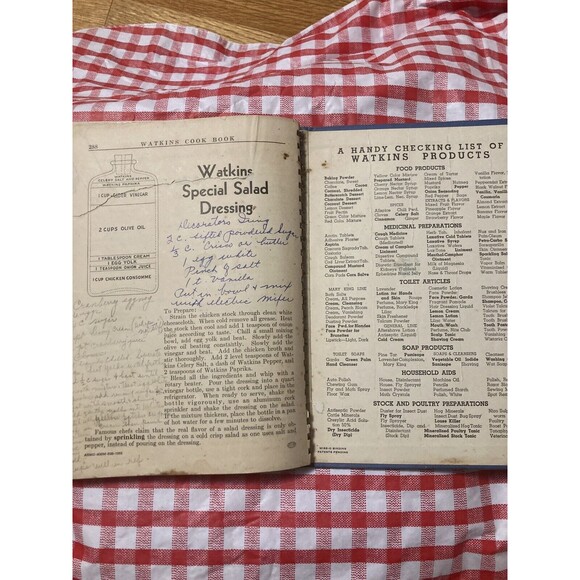 Vintage Watkins Cook Book 1938 J R Watkins Co Spiral Bound Cookbook Winona MINN - Picture 12 of 12